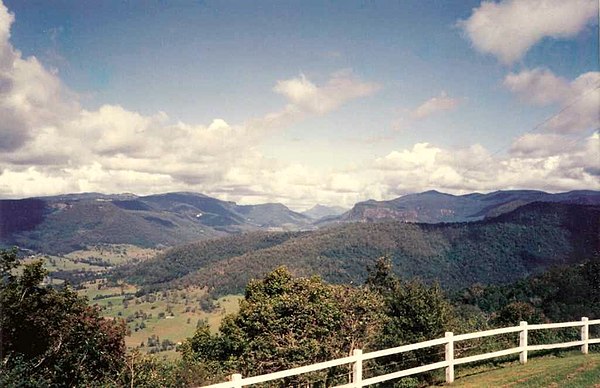 Numinbah Valley from Rosin's Lookout