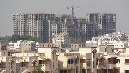 Skyscrapers in Bhubaneswar city
