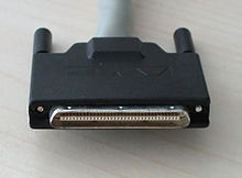 A VHDCI connector. SCSI external VHDCI 01.jpg
