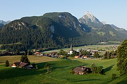 Dzielnica Obersimmental-Saanen - Widok