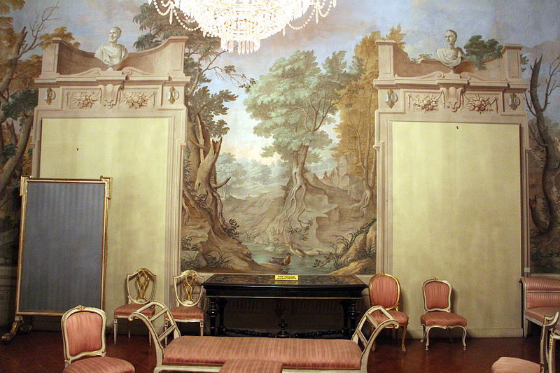 File:Sala della caccia, affreschi attr. a giuseppe del moro, 02.JPG