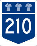 Thumbnail for File:Saskatchewan Highway 210 (jct).svg