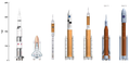 Saturn V-Shuttle-Ares I-Ares V-Ares IV-SLS Block I&II.png