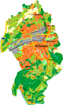 Karte von Schwelm