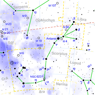<span class="mw-page-title-main">AH Scorpii</span> Star in the constellation Scorpius