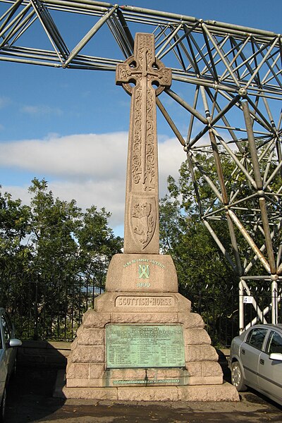 The Scottish Horse Boer War memorial in Edinburgh