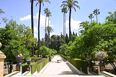 Jardín del Alcázar de Sevilla