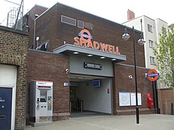 Shadwell station (East London Line) north entrance April2010.jpg