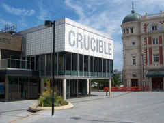 The Crucible and Lyceum theatres in Tudor Square