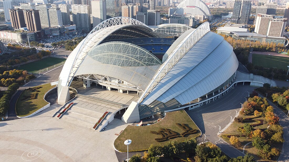 File:Shenyang Olympic Sports Center Stadium drone view 1.jpg