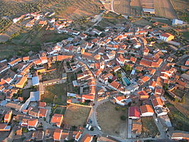 Vista aérea de Mohedas de la Jara