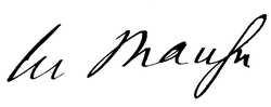 Charles Mangins signatur