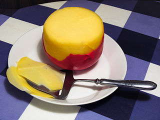 <span class="mw-page-title-main">Edam cheese</span> Semi-hard Dutch cheese