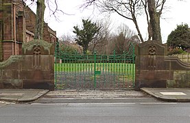 Boundary wall and gateways of Christ Church, Waterloo - gates