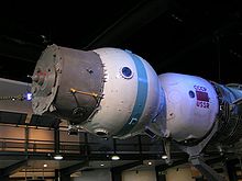 The Soyuz 7K OK(A) spacecraft on display Soyuz National Space Centre.jpg