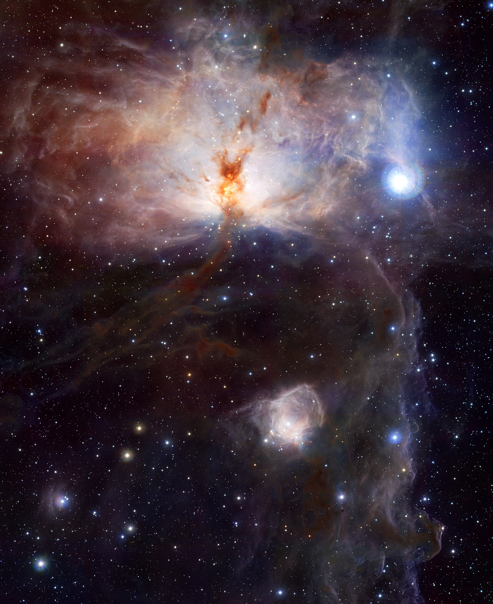 File:Spectacular star-forming region known as the Flame Nebula, or NGC  2024.jpg - Wikipedia