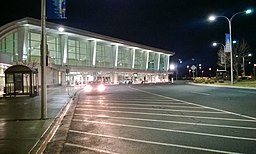 Sân bay quốc tế Spokane - Phòng chờ C vào ban đêm