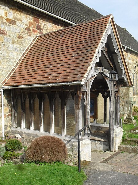 File:St Mary the Virgin's Church, Hartfield (NHLE Code 1192522) (March 2012) (Entrance Porch) (3).jpg