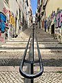 Steep street in Bairro Alto, Lisbon, Portugal.jpg