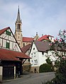 Ortsmitte mit Heiligkreuz-Kirche