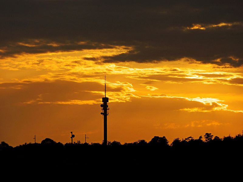 File:Sunset Over A Tower - panoramio.jpg