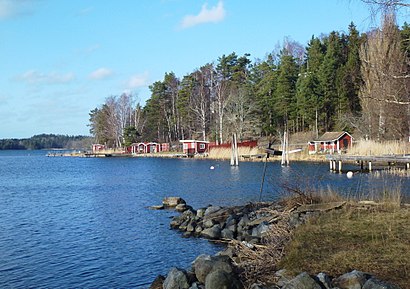 Vägbeskrivningar till Oxnø med kollektivtrafik