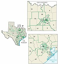 Texas districts in these elections after the 2003 Texas redistricting. TX-districts-109.JPG