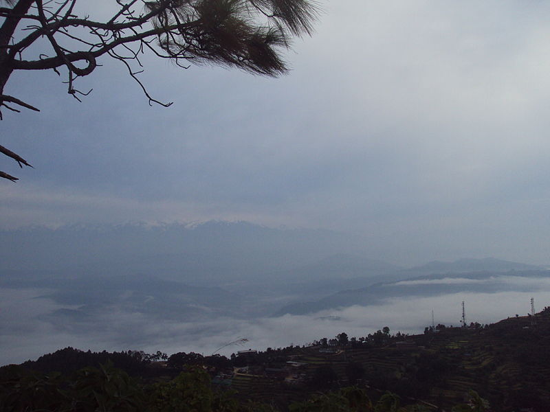 File:Tanahu ko Bandipur Height bata herda.JPG