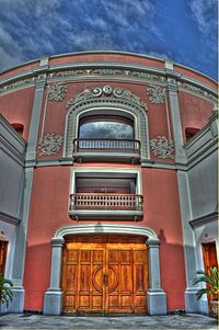 Facade of the Teatro Ángela Peralta in downtown Mazatlán