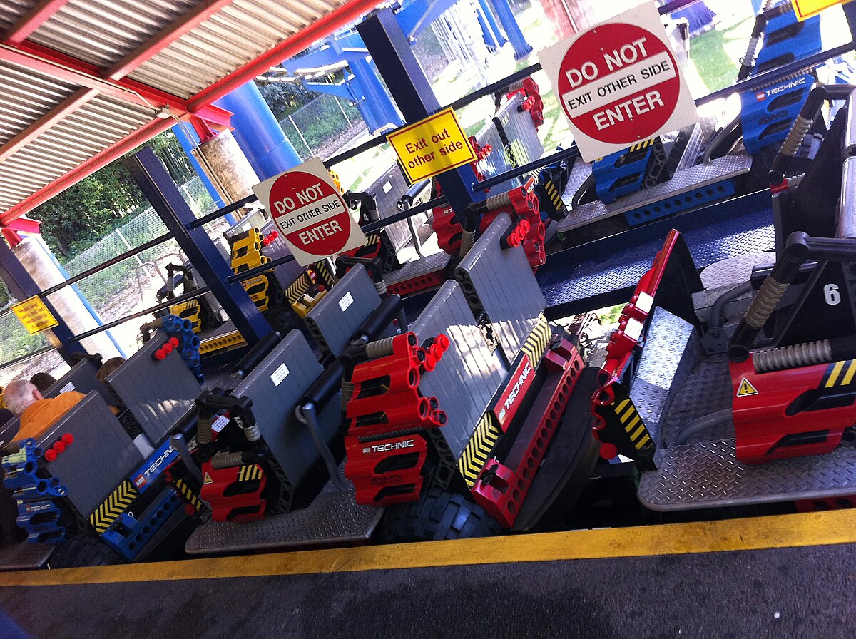 roller coaster in legoland