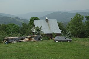 View of the summit area