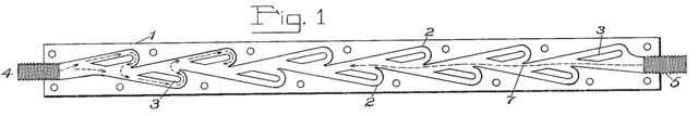 A line drawing of the valve