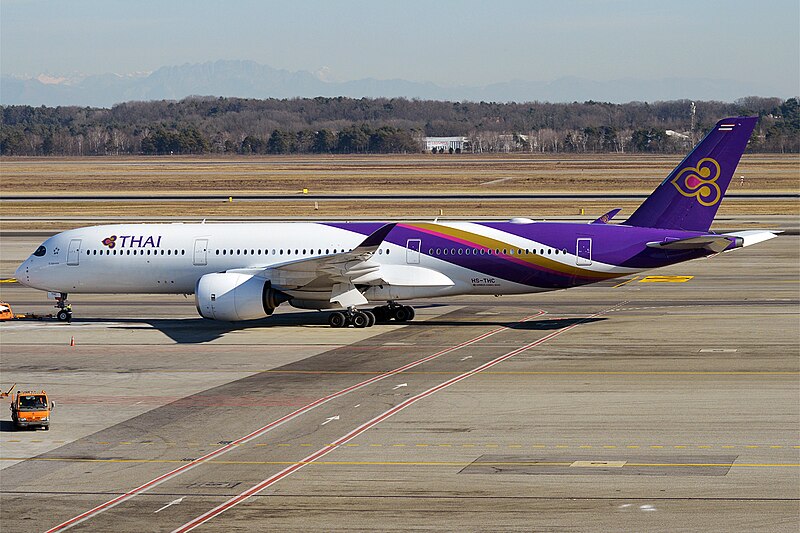 File:Thai Airways, HS-THC, Airbus A350-941 (32645648536).jpg