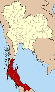 Thailandia del Sud – Localizzazione