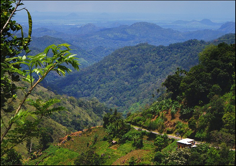 File:The Ella Gap view towards the South Coast, Sri Lanka.jpg