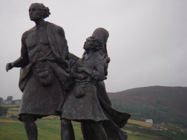 The Emigrants Statue commemorates the flight of Highlanders during the Highland Clearances, but is also a testament to their accomplishments in the pl