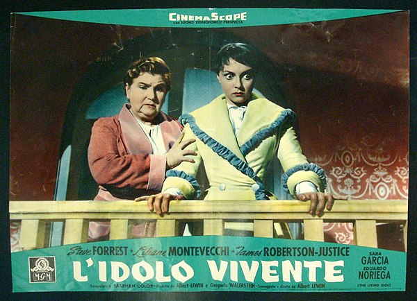 Montevecchi along with Sara García in The Living Idol (1957)