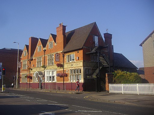 Creative Commons image of The Old White Hart Inn in Northampton