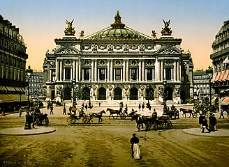 Photographie de l'opéra, aux alentours de 1900.