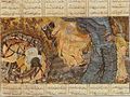 Смерть Рустама и его коня Рахша, «Большое тебризское Шахнаме».