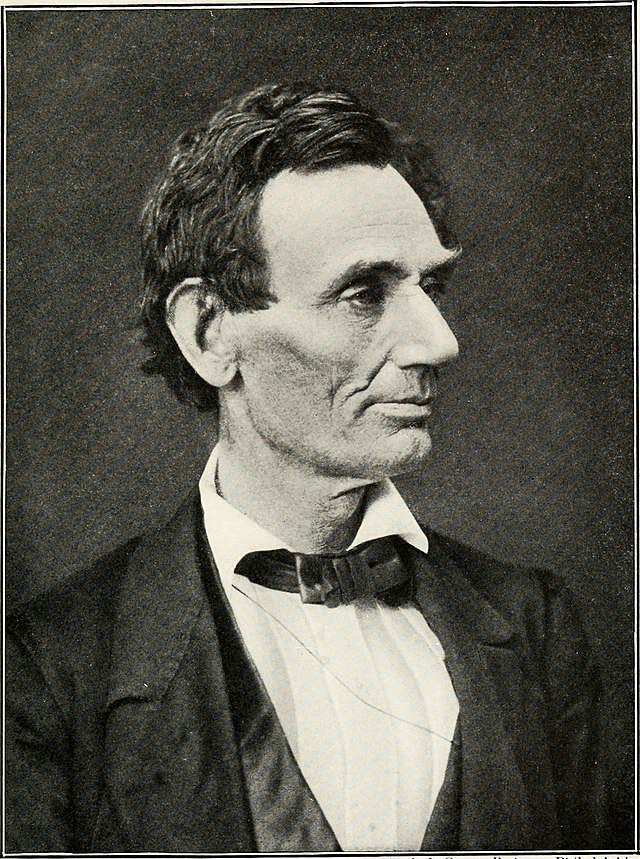 Abraham Lincoln zonder baard