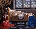 John Collier (1850-1934) The sleeping beauty (1921) oil on canvas 91 x 112 cm