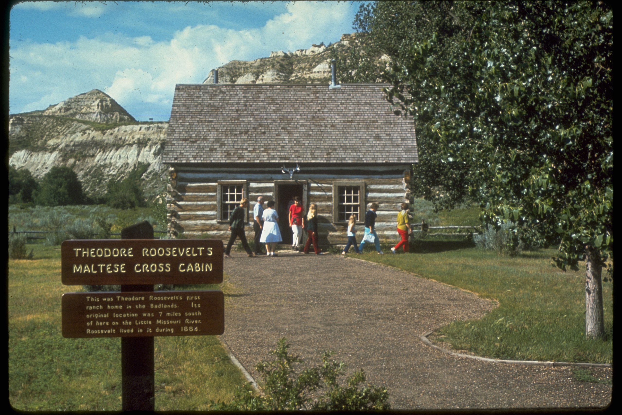 theodore roosevelt national park sign