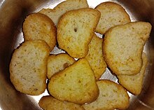 Toasted breads in West Bengal, India, used during teatime.