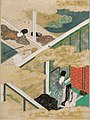 Tosa Mitsunobu - The Broom Tree (Hahakigi), Illustration to Chapter 2 of the Tale of Genji (Genji monogatari) - 1985.352.2.A - Harvard Art Museums.jpg