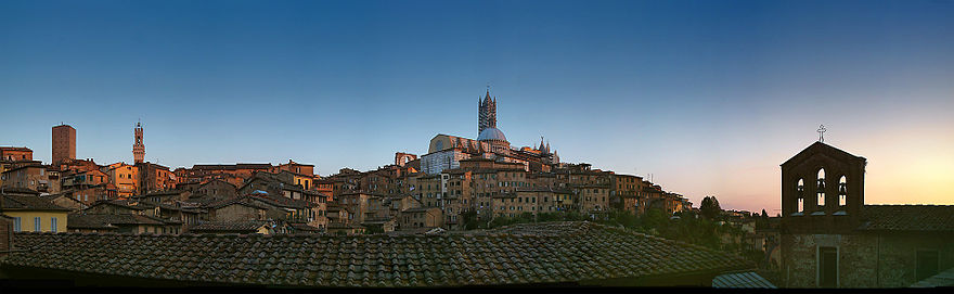 Il centro storico di Siena