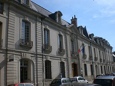 Chambre de commerce et d'industrie de Touraine, façade principale.