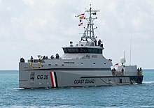 Trinidad and Tobago Ship Quinam arriving in Montego Bay, Jamaica Trinidad and Tobago Ship Quinam arriving in Montego Bay, Jamaica - 160619-N-FE728-103 (cropped).jpg