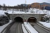 Tromsøysund tunnel - The Tromsø side winter.jpg