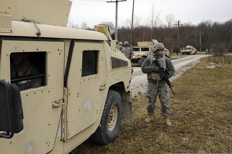 File:U.S. Army Spc. Robin Hefner, with Task Force Raptor, provides security during mounted convoy operations training at Camp Atterbury Joint Maneuver Training Center, Edinburgh, Ind., Jan 120120-A-FG822-007.jpg